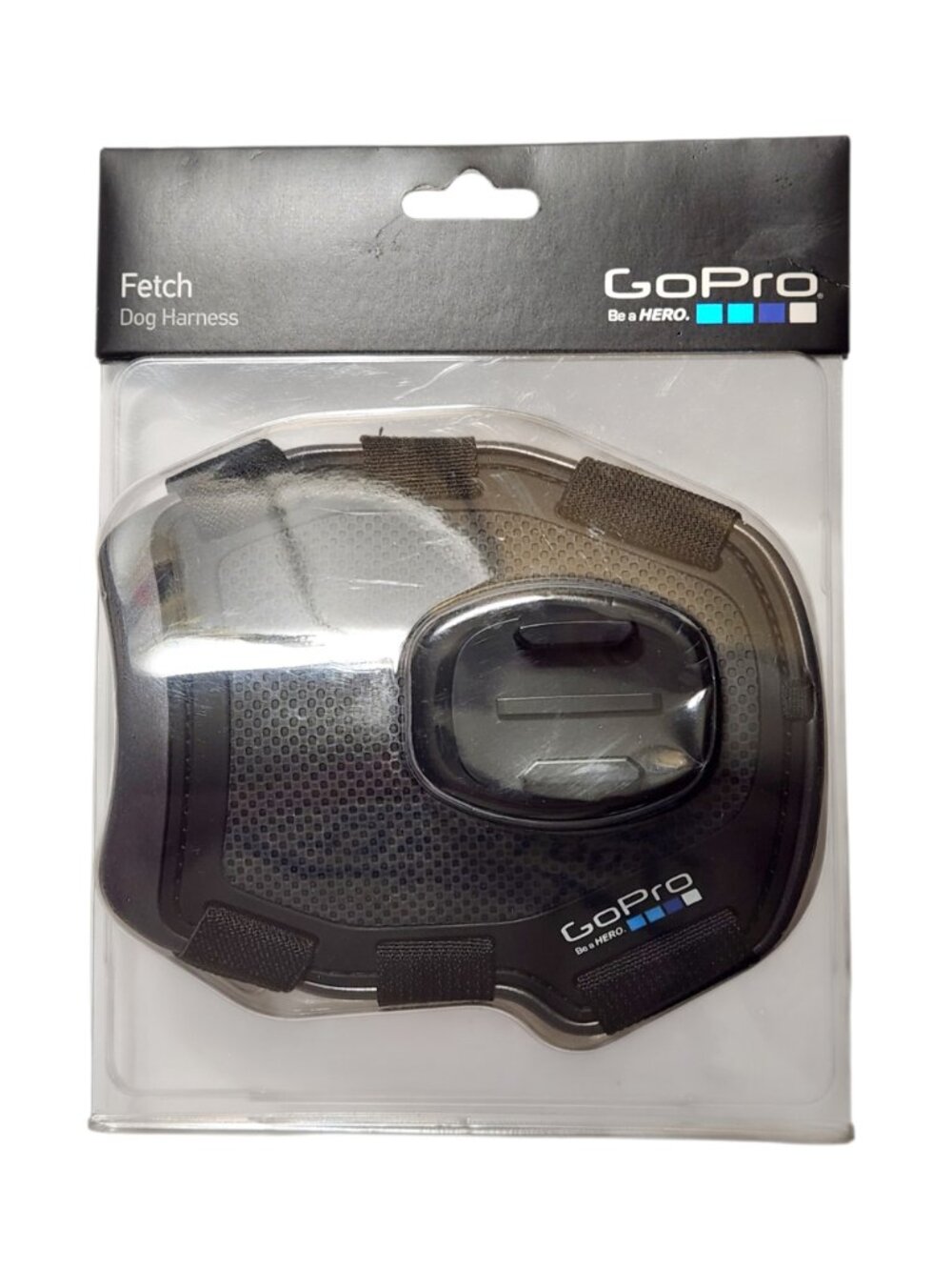 GoPro Fetch Dog Harness Camera Mount ADOGM-001 Black Fits Dogs 15 to 120 lbs New